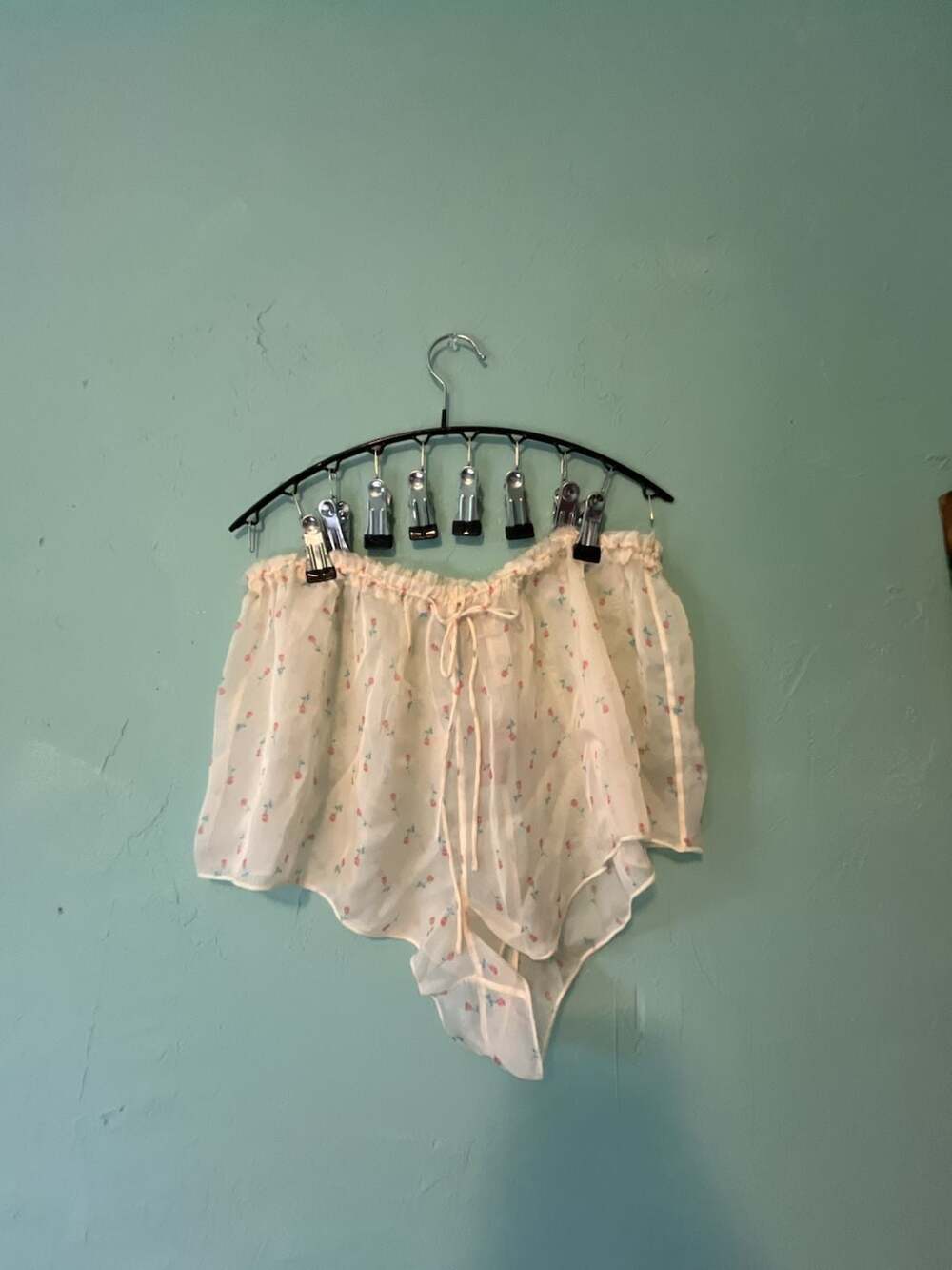 SKIMS Romance Floral Silk Shorts